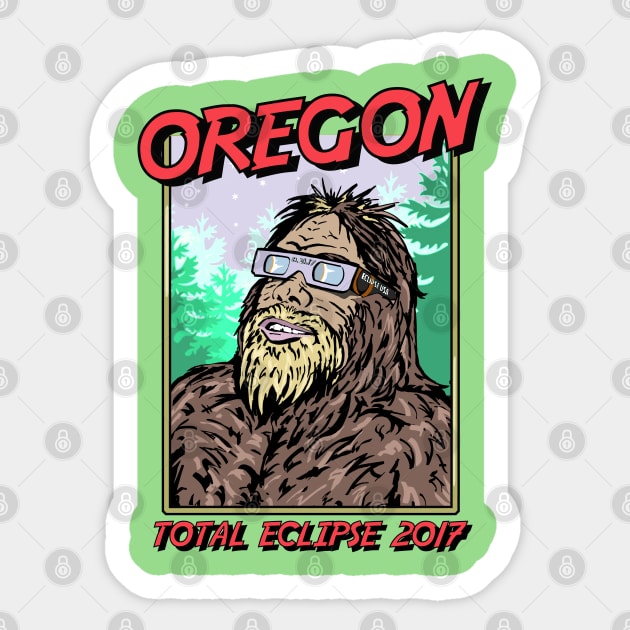 Sasquatch Totality Sticker by FanboyMuseum